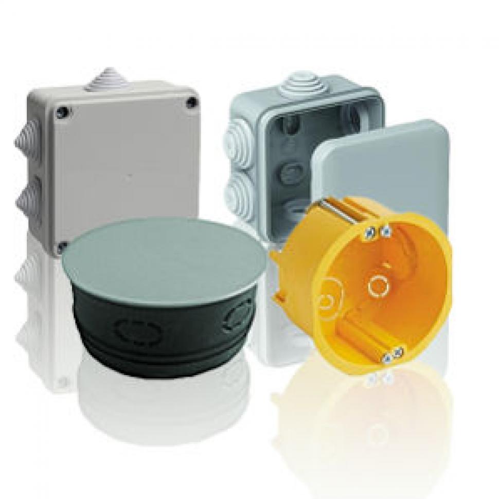 Монтажные коробки (распределительные и установочные)