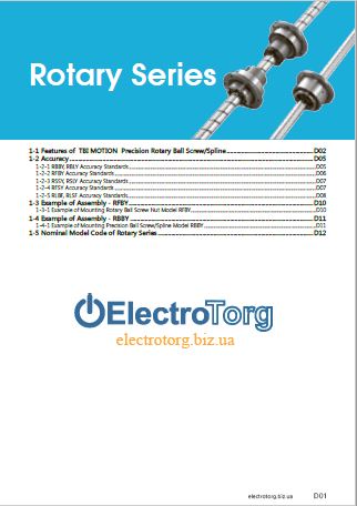Каталог Rotary Series