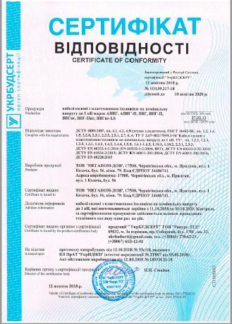 Сертифікати відповідності Меганом